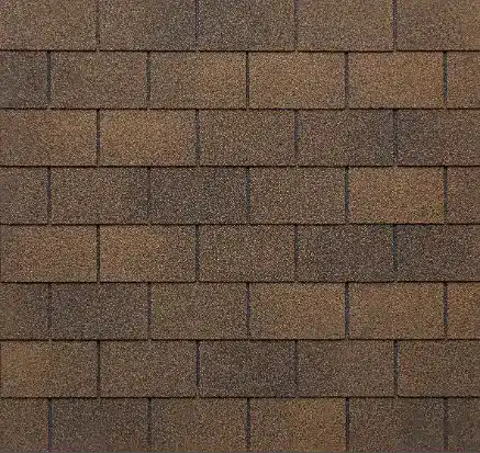 Top Shingle Rectangular 434 Shaded Brown by Deco roofing systems